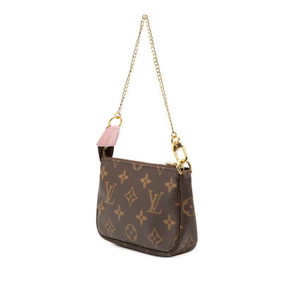 Louis Vuitton Monogram Mini Pochette Cruise Collection Pouch Case Brown Multi — view 2
