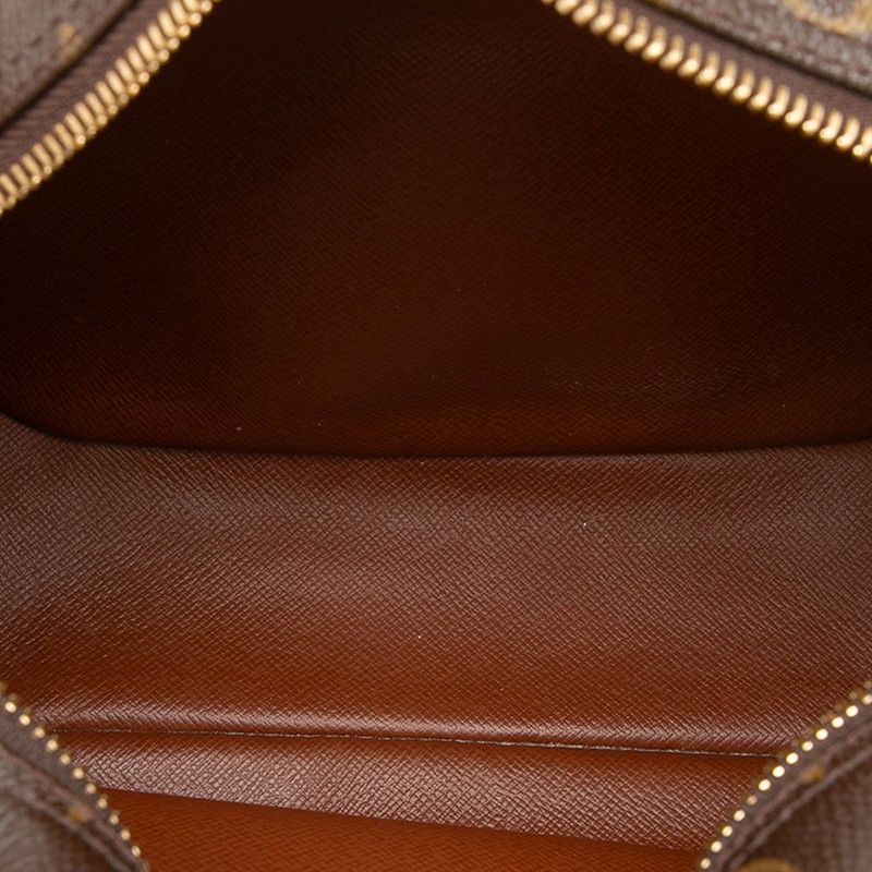 Louis Vuitton Monogram Blois Crossbody Shoulder Bag Brown Leather — view 6