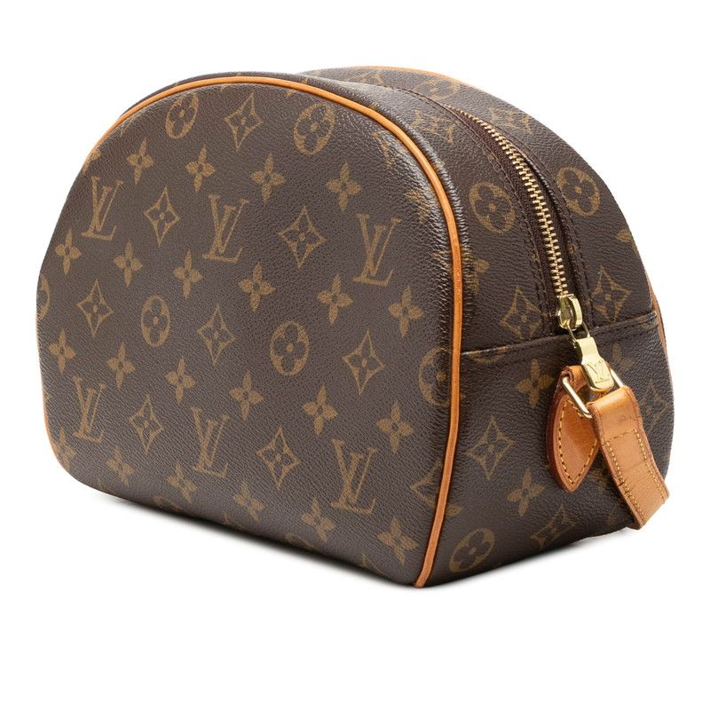 Louis Vuitton Monogram Blois Crossbody Shoulder Bag Brown Leather — view 2