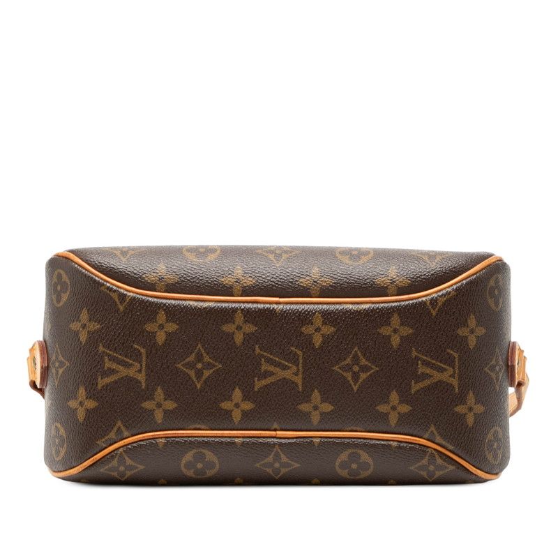 Louis Vuitton Monogram Blois Crossbody Shoulder Bag Brown Leather — view 3