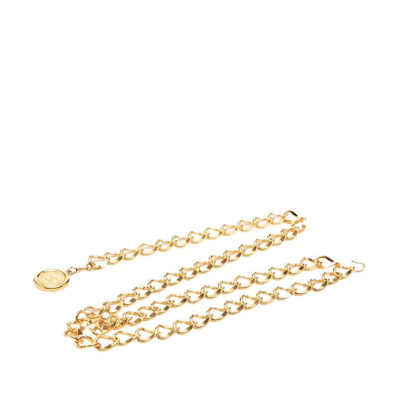 Chanel CC Logo 31 Rue Cambon Chain Belt Gold Plated