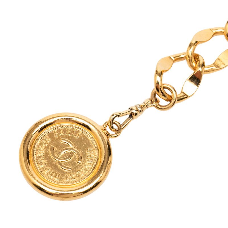 Chanel CC Logo 31 Rue Cambon Chain Belt Gold Plated — view 3
