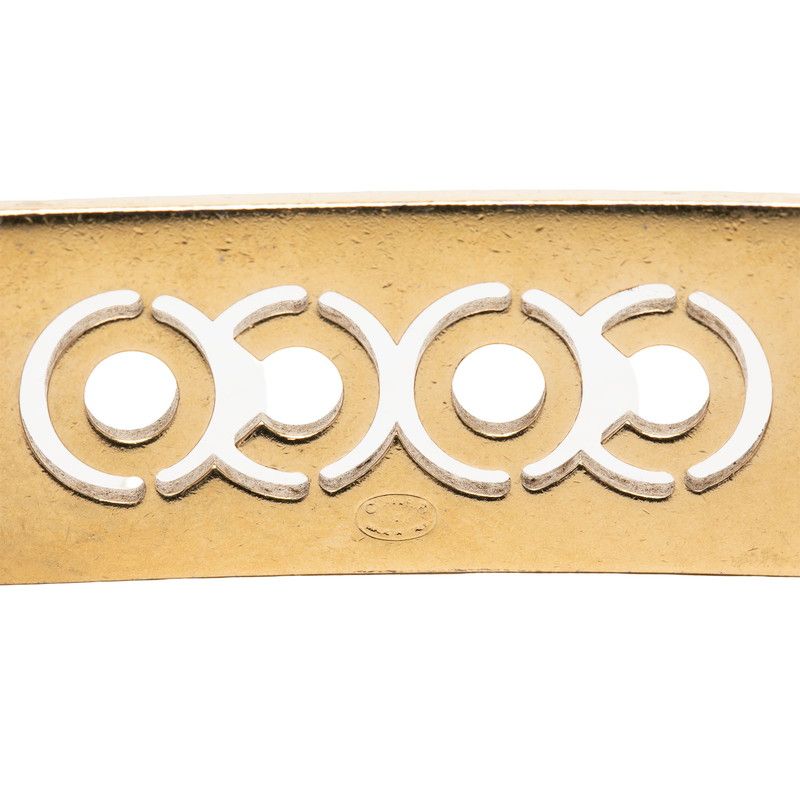 Chanel CC Logo Plate Chain Belt 02 Gold Plated — view 6