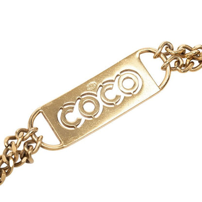 Chanel CC Logo Plate Chain Belt 02 Gold Plated — view 3