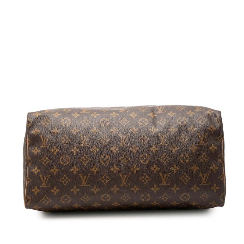 Louis Vuitton Monogram Speedy 40 Boston Bag Brown Leather — view 3