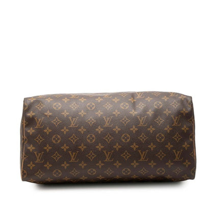 Louis Vuitton Monogram Speedy 40 Boston Bag Brown Leather — view 3