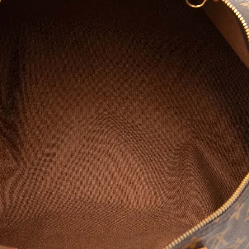 Louis Vuitton Monogram Speedy 40 Boston Bag Brown Leather — view 4