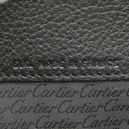 Cartier Pasha Crossbody Shoulder Bag Black Leather — view 6