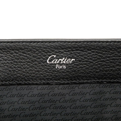 Cartier Pasha Crossbody Shoulder Bag Black Leather — view 5