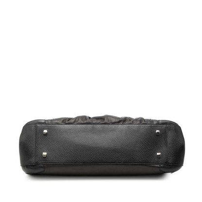 Cartier Ladonya Chain Shoulder Bag Black Brown Leather — view 3