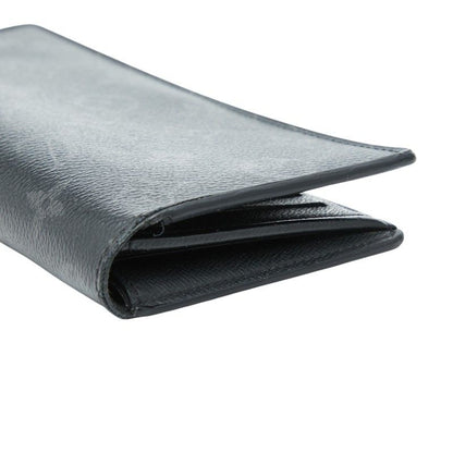 Louis Vuitton Monogram Eclipse Portefeuille Brazza Wallet Black Gray Leather — view 5