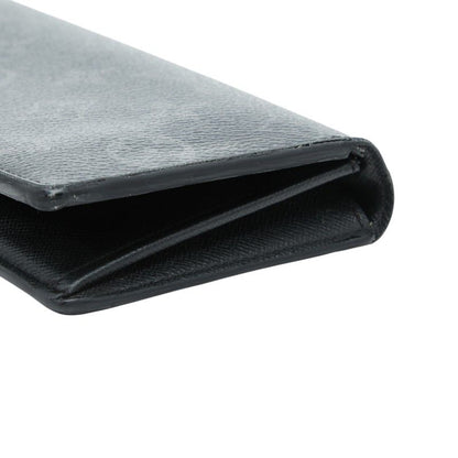 Louis Vuitton Monogram Eclipse Portefeuille Brazza Wallet Black Gray Leather — view 4
