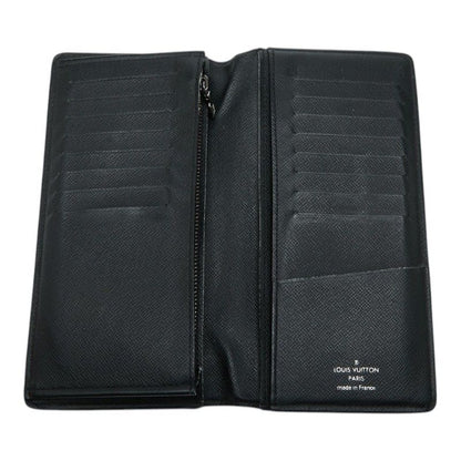 Louis Vuitton Monogram Eclipse Portefeuille Brazza Wallet Black Gray Leather — view 6