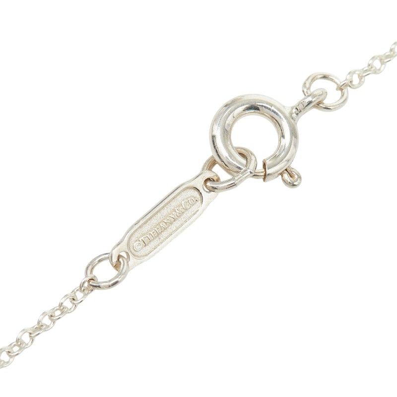 Tiffany & Co Bow Ribbon Necklace Silver — view 6