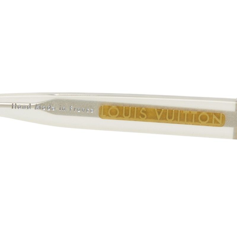Louis Vuitton Damier Gradient Brown Clear Plastic 1 Eyewear — view 7