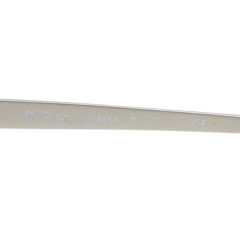 Dolce & Gabbana Logo Sunglasses Silver Gold Metal & 1- Eyewear — view 6