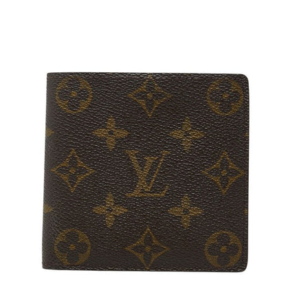 Louis Vuitton Monogram Portobier Cult Cles Monet Bifold Wallet Brown