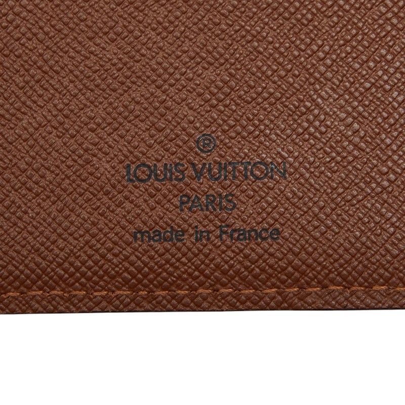 Louis Vuitton Monogram Portobier Cult Cles Monet Bifold Wallet Brown — view 8