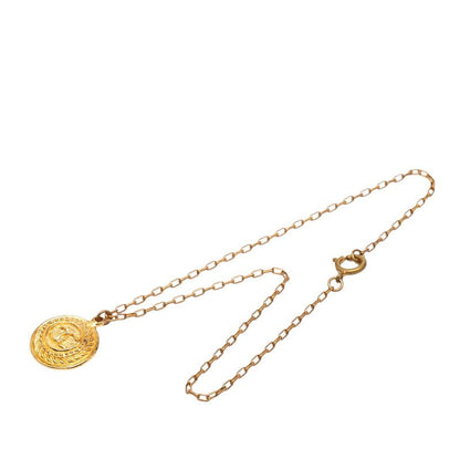 Chanel CC Logo Necklace Gold Plated