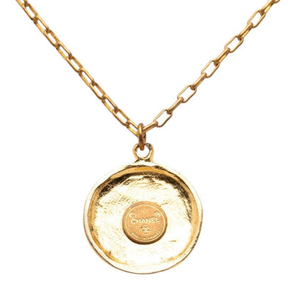 Chanel CC Logo Necklace Gold Plated — view 3