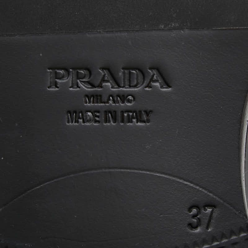 Prada Dress Shoes 37 Multi Color Black Red Patent Leather — view 8