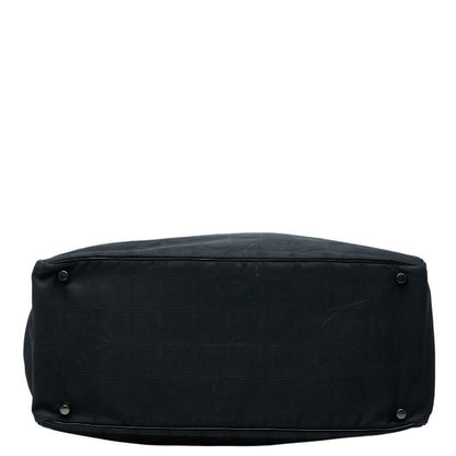 Chanel New Travel Line CC Logo Tote Black Nylon Leather — view 3