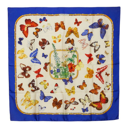 Hermes Carre 90 Farandole Provence Dance Scarf Large Multi Color Silk