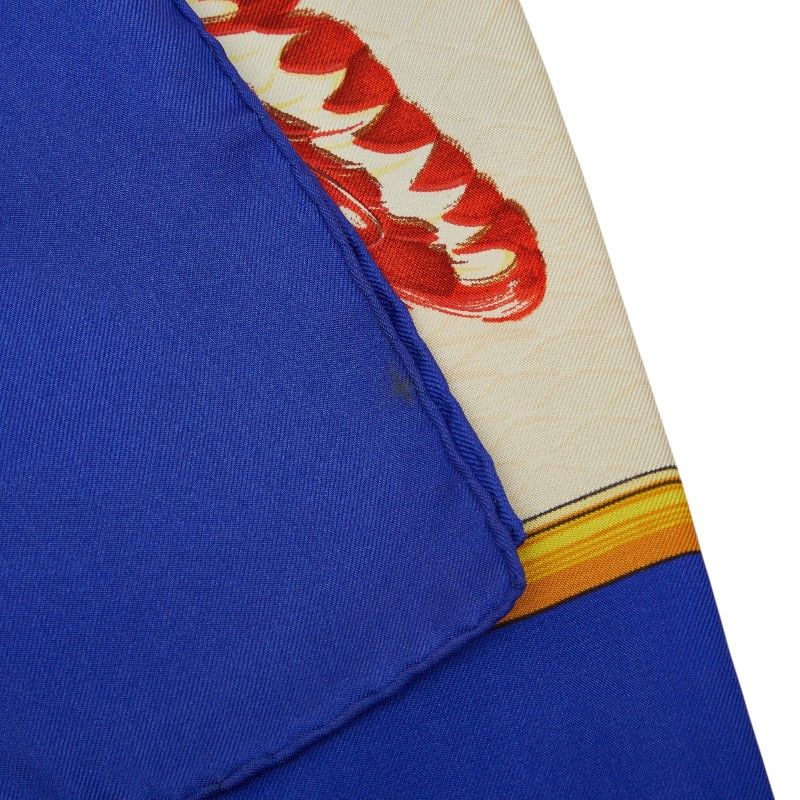 Hermes Carre 90 Farandole Provence Dance Scarf Large Multi Color Silk — view 3