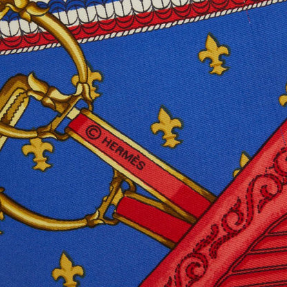 Hermes Carre 90 Selles a Housse Cover Scarf Large Multi Color Silk — view 6