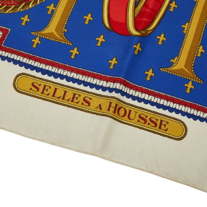 Hermes Carre 90 Selles a Housse Cover Scarf Large Multi Color Silk — view 2