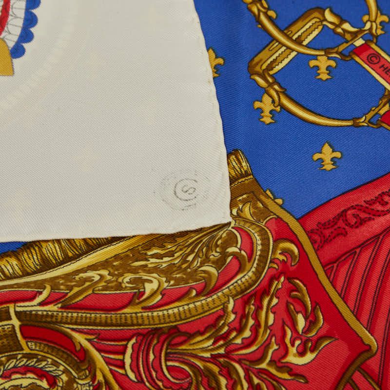 Hermes Carre 90 Selles a Housse Cover Scarf Large Multi Color Silk — view 5