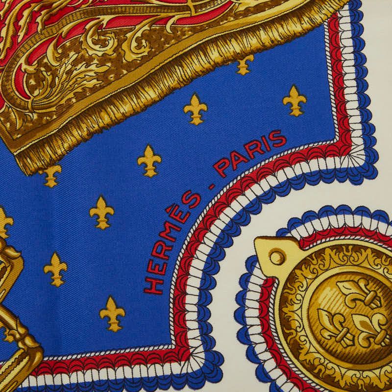 Hermes Carre 90 Selles a Housse Cover Scarf Large Multi Color Silk — view 7