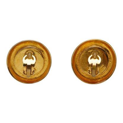Chanel Logo 31 Rue Cambon Earrings Gold Plated Faux Pearl — view 3