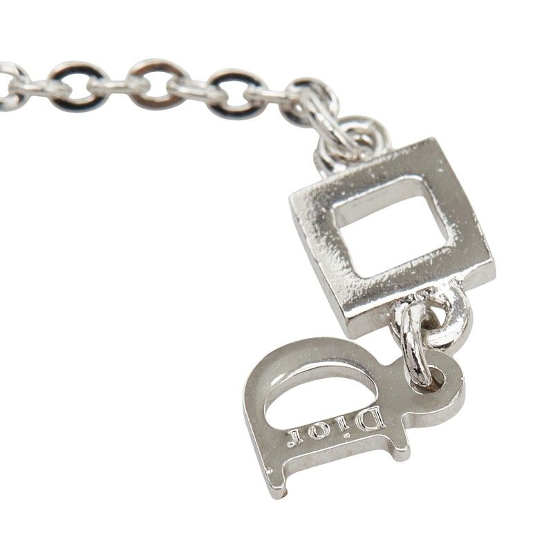 Dior I Love Dior Heart Arrow Necklace Silver Metal — view 5