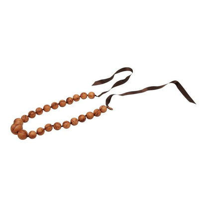 Celine Trio Necklace Brown Leather — view 5
