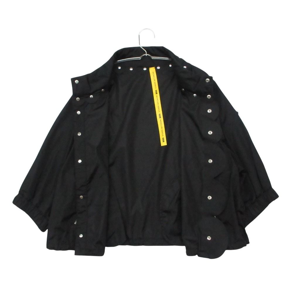 Moncler Noir Genius 6 Kei Ninomiya Osmiun Scallop Nylon Jacket Black 00 — view 4