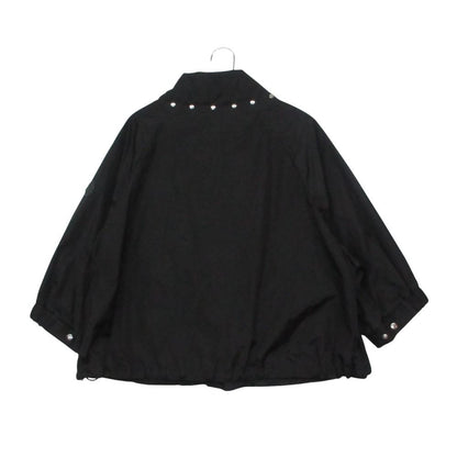 Moncler Noir Genius 6 Kei Ninomiya Osmiun Scallop Nylon Jacket Black 00 — view 2