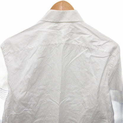 Loewe Shirt Long Sleeve Contrast Border White 37 — view 4