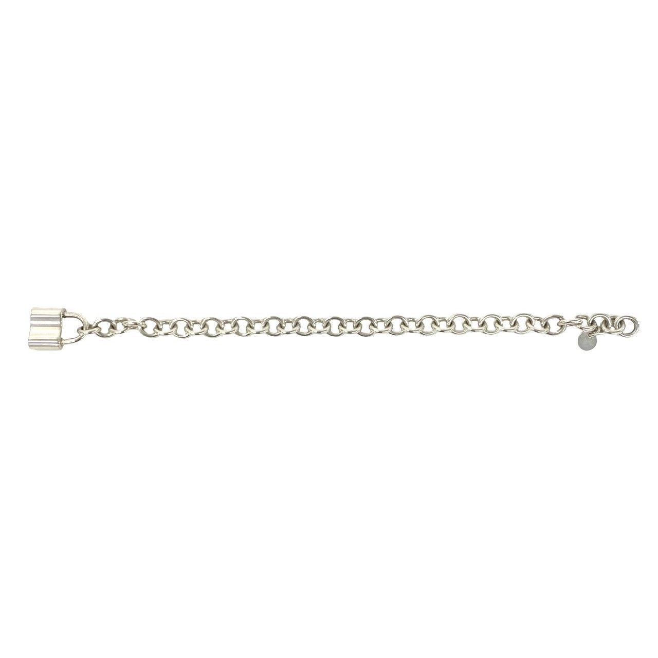 Tiffany & Co Cadena Lock Bracelet 925 Sterling Silver Chain — view 5