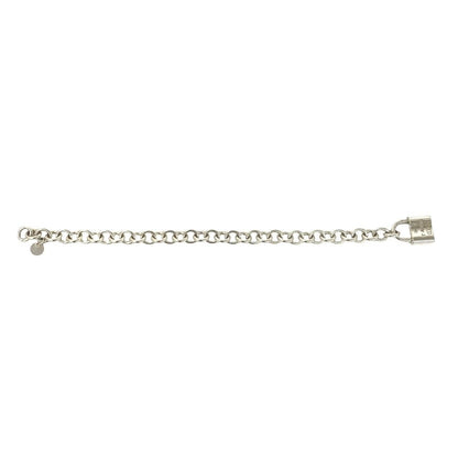 Tiffany & Co Cadena Lock Bracelet 925 Sterling Silver Chain — view 6