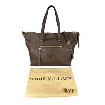 Louis Vuitton Empreinte 2-Way Luminous PM Tote Brown
