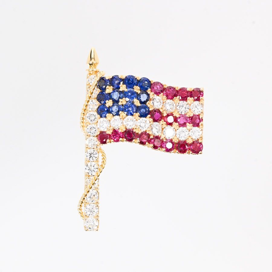 Van Cleef & Arpels Brooch Star Spangled Banner — view 2