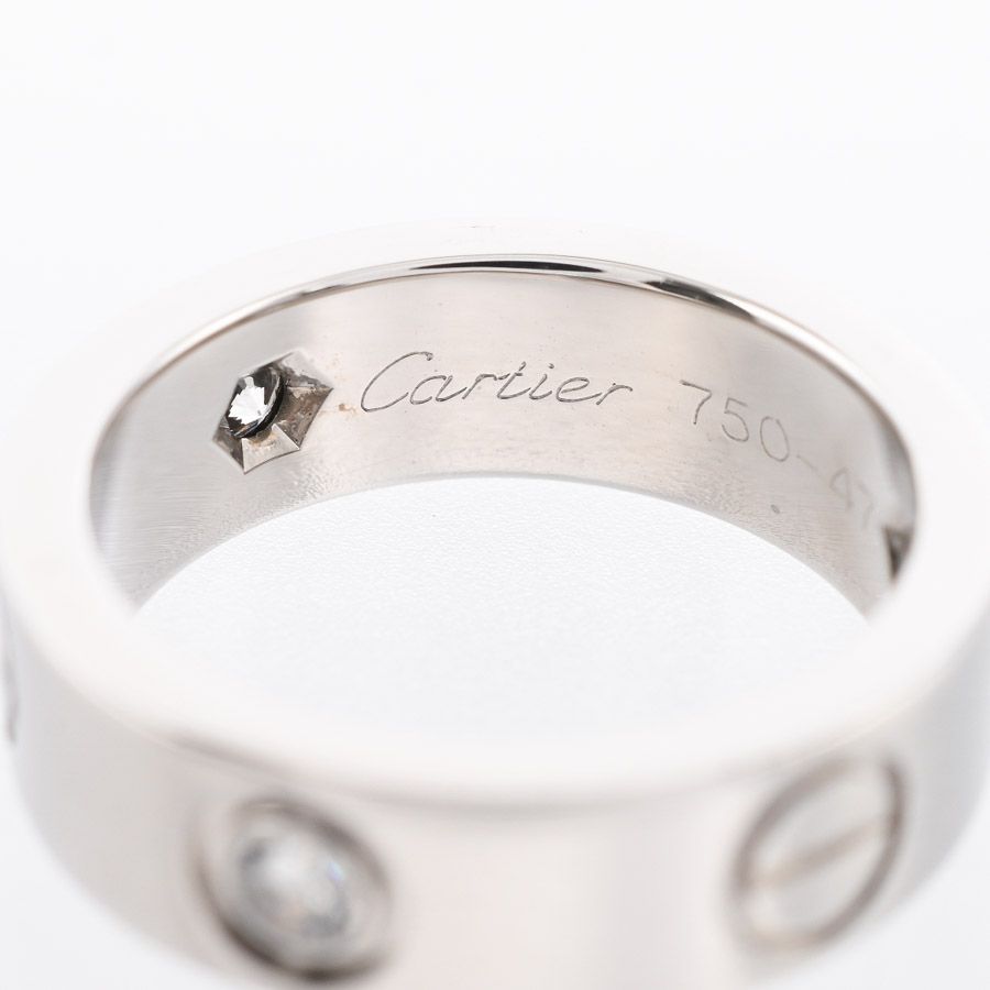 Cartier Ring Love White Gold — view 4