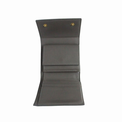 Celine Logo Small Trifold Wallet Gray — view 4