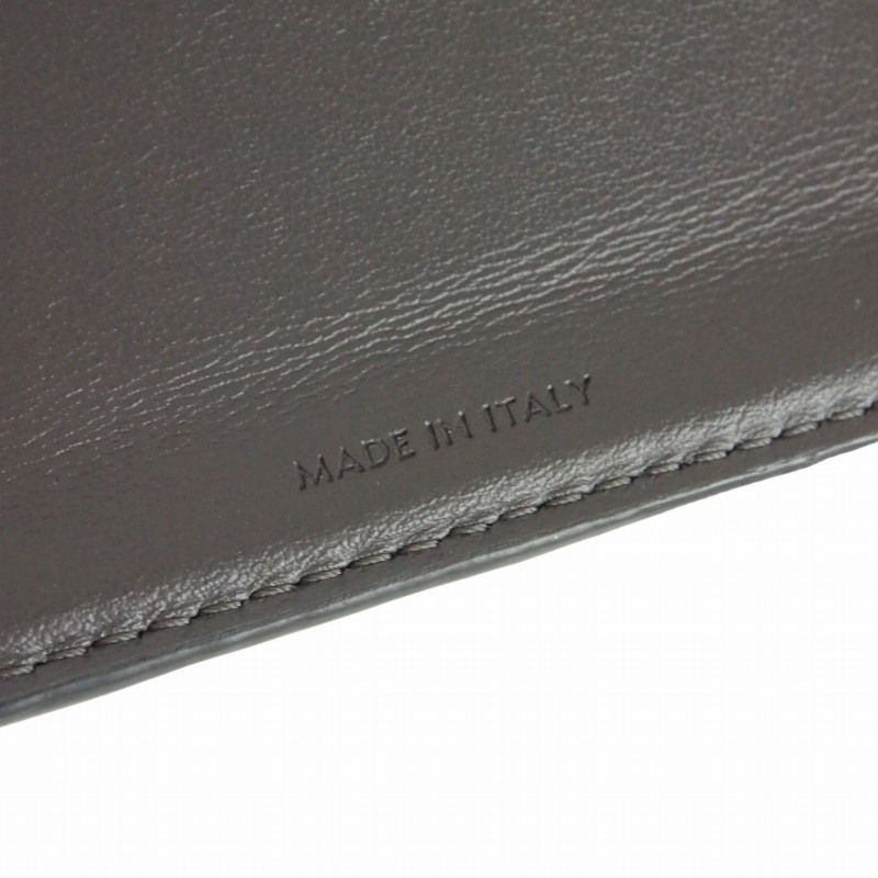 Celine Logo Small Trifold Wallet Gray — view 5