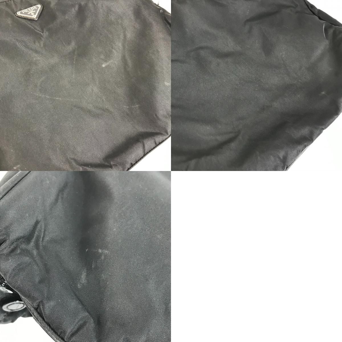 Prada Business Bag Triangle Logo Nylon Black — view 9