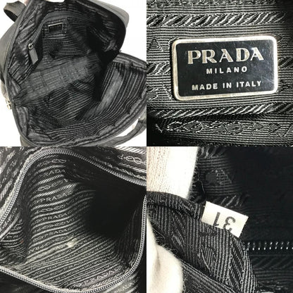 Prada Business Bag Triangle Logo Nylon Black — view 8