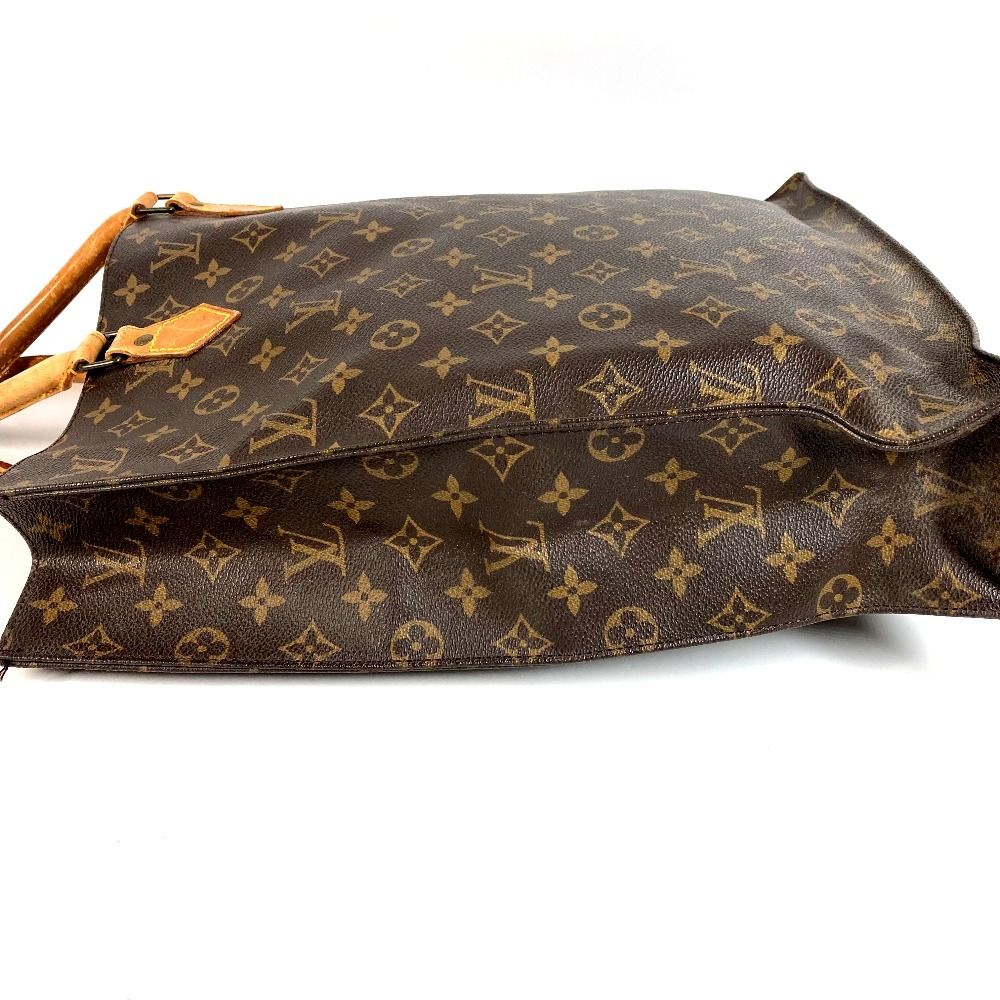 Louis Vuitton Handbag Sac Plat Monogram Canvas Brown — view 3
