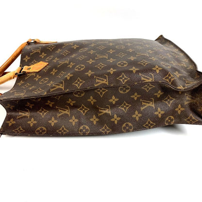 Louis Vuitton Handbag Sac Plat Monogram Canvas Brown — view 3