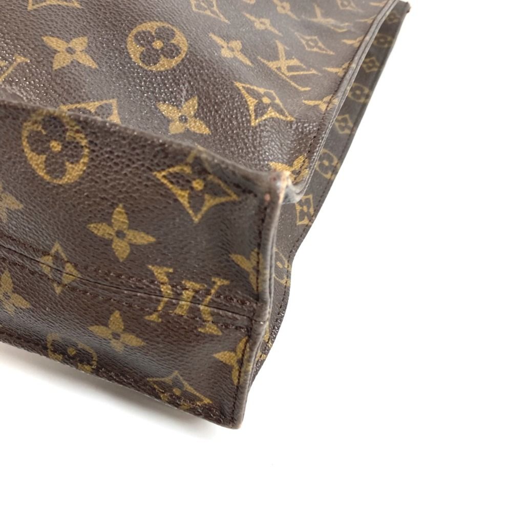 Louis Vuitton Handbag Sac Plat Monogram Canvas Brown — view 6